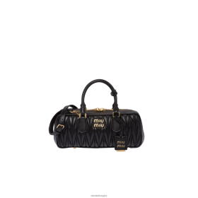 Miu Miu Arcadie Matelasse Nappa bőrzsák fekete - Miu Miu Hungary 826B0646