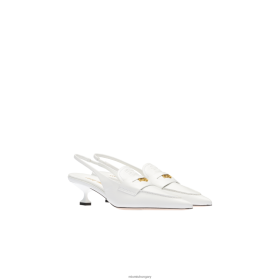 Miu Miu Bőr Penny Loafers fehér - Miu Miu Hungary 826B06314