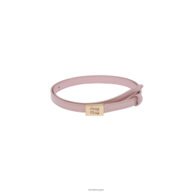 Miu Miu Bőrszél logóval Alabaster rózsaszín - Miu Miu Hungary 826B061184