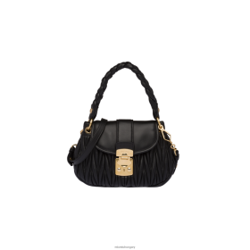 Miu Miu Coffer Matelasse Nappa bőr kézitáska fekete - Miu Miu Magyarország 826B06119