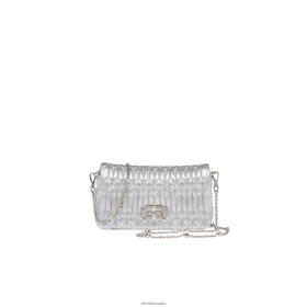 Miu Miu Crystal Nappa bőr és kristály mini-táska ezüst - Miu Miu Magyarország 826B06167