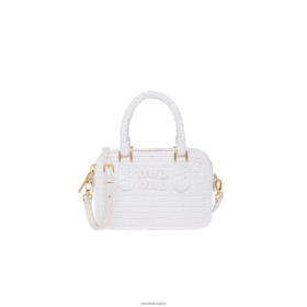 Miu Miu Horgolt felső fogantyú fehér - Miu Miu Magyarország 826B06163