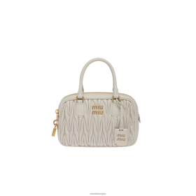 Miu Miu Matelasse Nappa bőr felső fogantyú fehér - Miu Miu Magyarország 826B06149