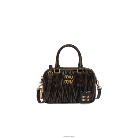 Miu Miu Matelasse Nappa bőr felső fogantyú homok/kávé - Miu Miu Hungary 826B06142