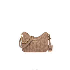 Miu Miu Matelasse Nappa bőr válltáska kámea - Miu Miu Hungary 826B0658