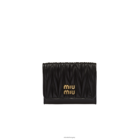 Miu Miu Matelasse Nappa bőrkártya -tartó fekete - Miu Miu Magyarország 826B061047