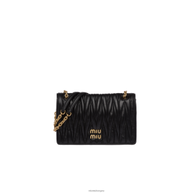 Miu Miu Matelasse Nappa bőrzsák fekete - Miu Miu Hungary 826B0650