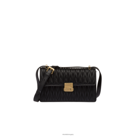 Miu Miu Matelasse Nappa bőrzsák fekete - Miu Miu Magyarország 826B0677