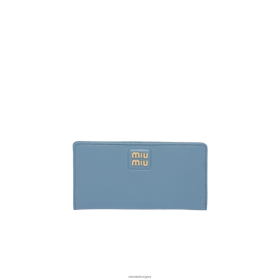 Miu Miu Nagy Madras bőr pénztárca asztrális kék - Miu Miu Hungary 826B061088