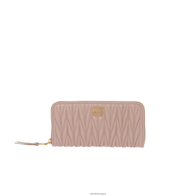 Miu Miu Nagy Matelasse Nappa bőr pénztárca tavirózsa - Miu Miu Magyarország 826B061085