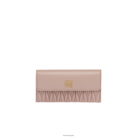 Miu Miu Nagy Matelasse Nappa bőr pénztárca tavirózsa - Miu Miu Magyarország 826B061087