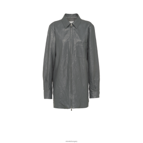 Miu Miu Nappa bőr ing vasszürke - Miu Miu Magyarország 826B06557