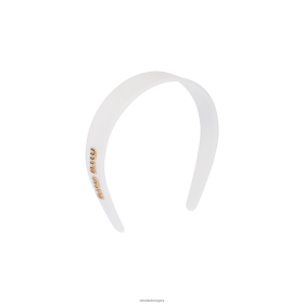 Miu Miu PlexiGlas fejpánt fehér/fekete - Miu Miu Magyarország 826B061121