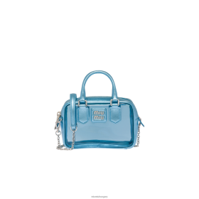 Miu Miu Plexi és Nappa bőr felső fogantyú mini-táskája Sky Mordure - Miu Miu Magyarország 826B06177