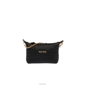 Miu Miu Spirit Matelasse bőr mini táska fekete - Miu Miu Hungary 826B06172