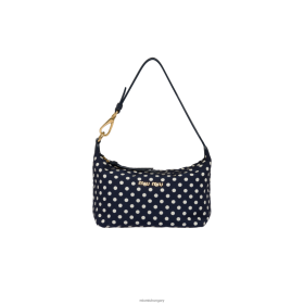 Miu Miu Spirit nyomtatott Faille Mini-Bag királykék/elefántcsont - Miu Miu Magyarország 826B06175