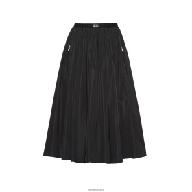 Miu Miu Teljes műszaki selyemszoknya fekete - Miu Miu Hungary 826B06856