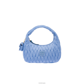 Miu Miu Vándorló Matelasse regenerált nylon hobo táska asztrális kék - Miu Miu Magyarország 826B0637