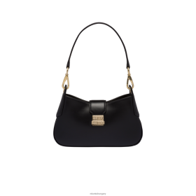 Miu Miu bőr hobo táska fekete - Miu Miu Hungary 826B0690