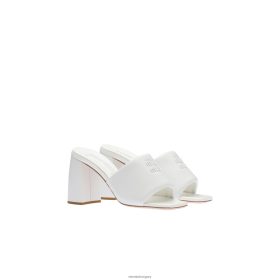 Miu Miu bőr szandál fehér - Miu Miu Magyarország 826B06225