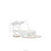 Miu Miu bőr tanga szandál fehér - Miu Miu Magyarország 826B06227