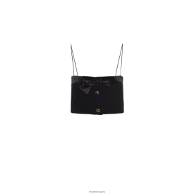 Miu Miu bársonyos felső fekete - Miu Miu Magyarország 826B06633