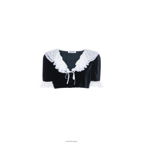Miu Miu bársonyos felső fekete - Miu Miu Magyarország 826B06649