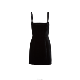 Miu Miu bársonyos mini ruha fekete - Miu Miu Magyarország 826B06427