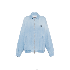 Miu Miu chambray bluson dzseki zafírkék - Miu Miu Magyarország 826B06525