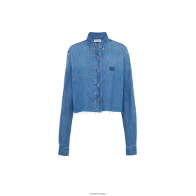 Miu Miu chambray ing zafírkék - Miu Miu Hungary 826B06584