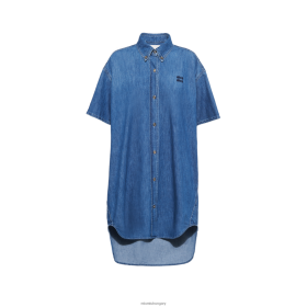 Miu Miu chambray ruha zafírkék - Miu Miu Magyarország 826B06359
