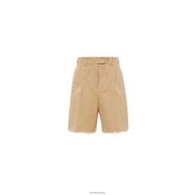 Miu Miu chino bermudák hímzett logóval zsinór - Miu Miu Hungary 826B061010