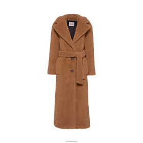 Miu Miu egy mellű alpaka kabát tevebarna - Miu Miu Magyarország 826B06541