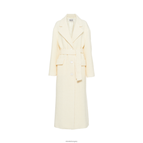 Miu Miu egy mellű bukólkabát fehér - Miu Miu Hungary 826B06542