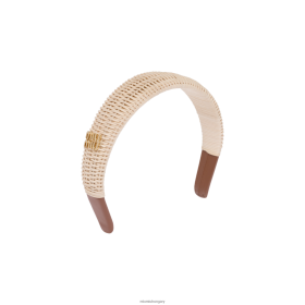 Miu Miu fonott fejpánt természetes - Miu Miu Magyarország 826B061117