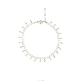 Miu Miu gyöngy és kristály nyaklánc krém - Miu Miu Magyarország 826B061378