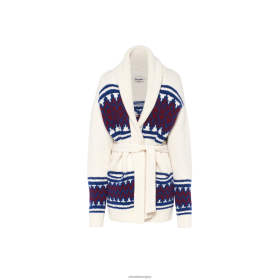 Miu Miu gyapjú kardigán pulóver fehér - Miu Miu Magyarország 826B06781