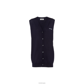 Miu Miu gyapjú pulóver mellény haditengerészet - Miu Miu Hungary 826B06736