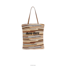 Miu Miu horgolt táska természetes - Miu Miu Hungary 826B06126