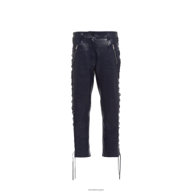 Miu Miu kötött Nappa bőr nadrág ultramarin - Miu Miu Hungary 826B06568