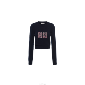 Miu Miu kasmír pulóver haditengerészet - Miu Miu Magyarország 826B06791