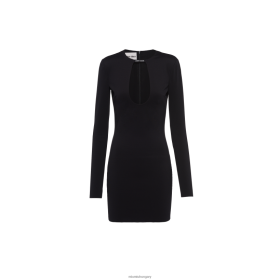 Miu Miu nyújtó mez mini-ruha fekete - Miu Miu Magyarország 826B06399