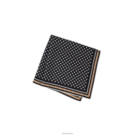 Miu Miu nyomtatott twill sál fekete/karamell - Miu Miu Magyarország 826B061235