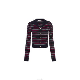 Miu Miu pamut kardigán haditengerészet - Miu Miu Hungary 826B06828