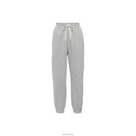 Miu Miu pamut kocogók hímzett logóval szürke - Miu Miu Magyarország 826B061007