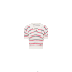 Miu Miu pamut pulóver fehér - Miu Miu Hungary 826B06830