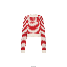 Miu Miu pamut és kasmír pulóver piros - Miu Miu Hungary 826B06732