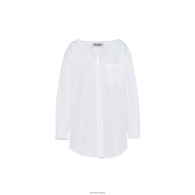 Miu Miu poplin ing fehér - Miu Miu Magyarország 826B06609