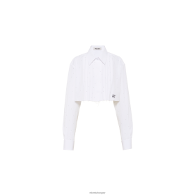 Miu Miu poplin ing fehér - Miu Miu Magyarország 826B06627