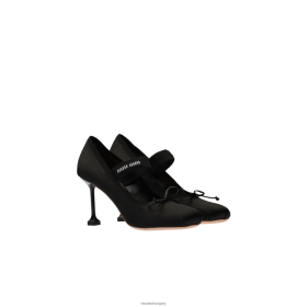 Miu Miu szatén szivattyúk fekete - Miu Miu Magyarország 826B06187